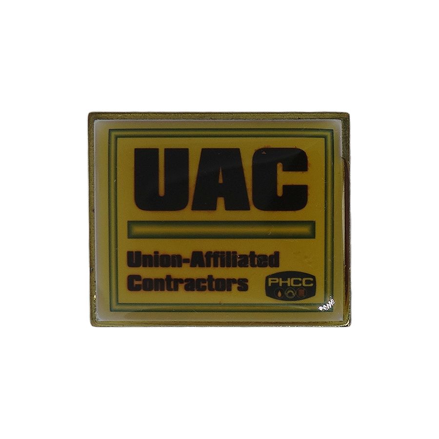 Union Affiliated Contractors ピンズ 留め具付き