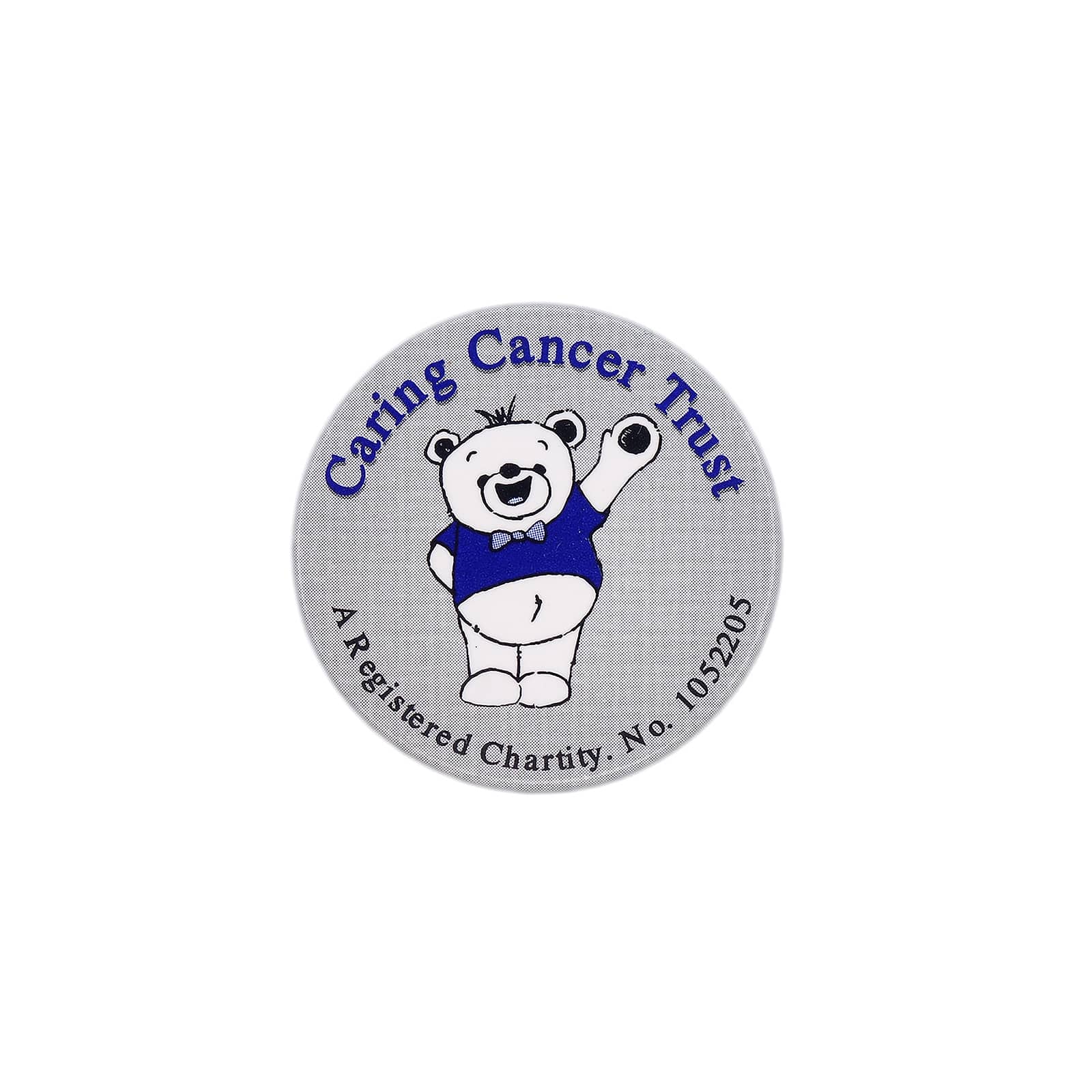 Caring Cancer Trust 缶バッジ バッチ テディベア