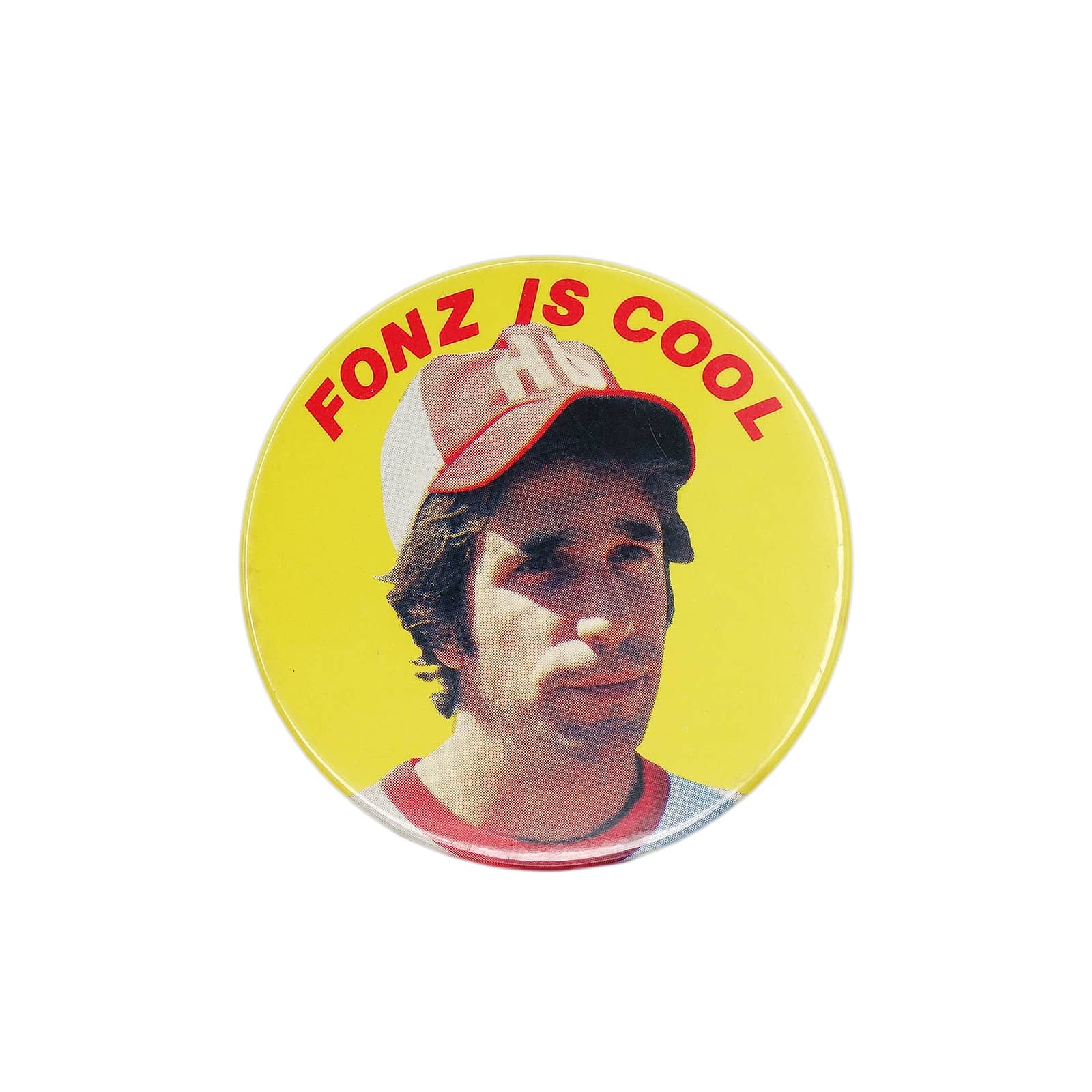 TVドラマ Happy Days フォンジー 缶バッジ バッチ FONZ IS COOL