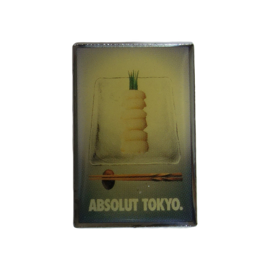 Absolut Vodka ピンズ お酒 ウォッカ 世界シリーズ 東京 和食 留め具付き ピンバッジ