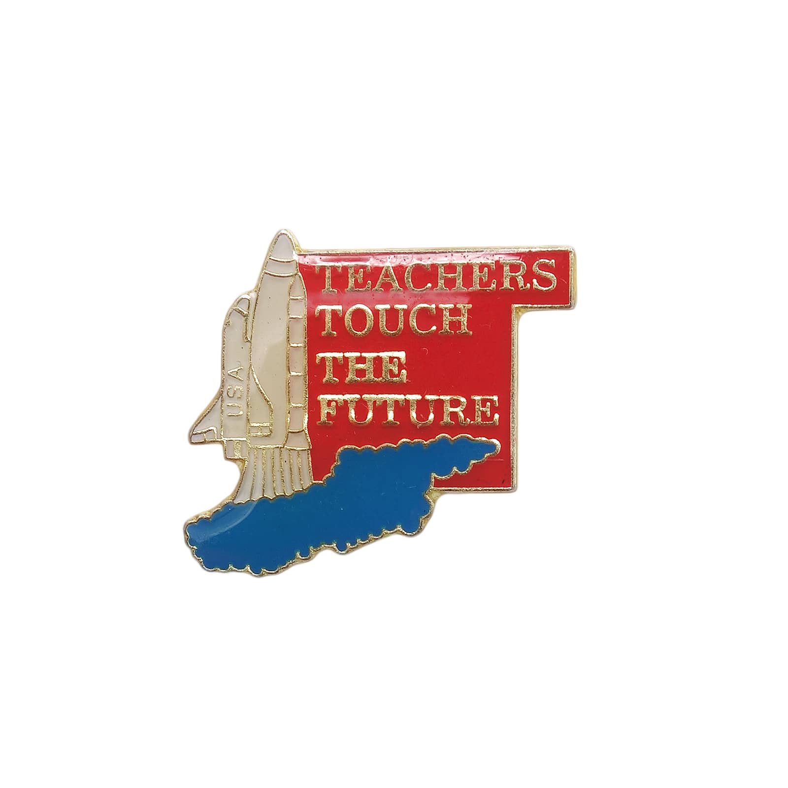 TEACHERS TOUCH THE FUTURE ピンズ スペースシャトル