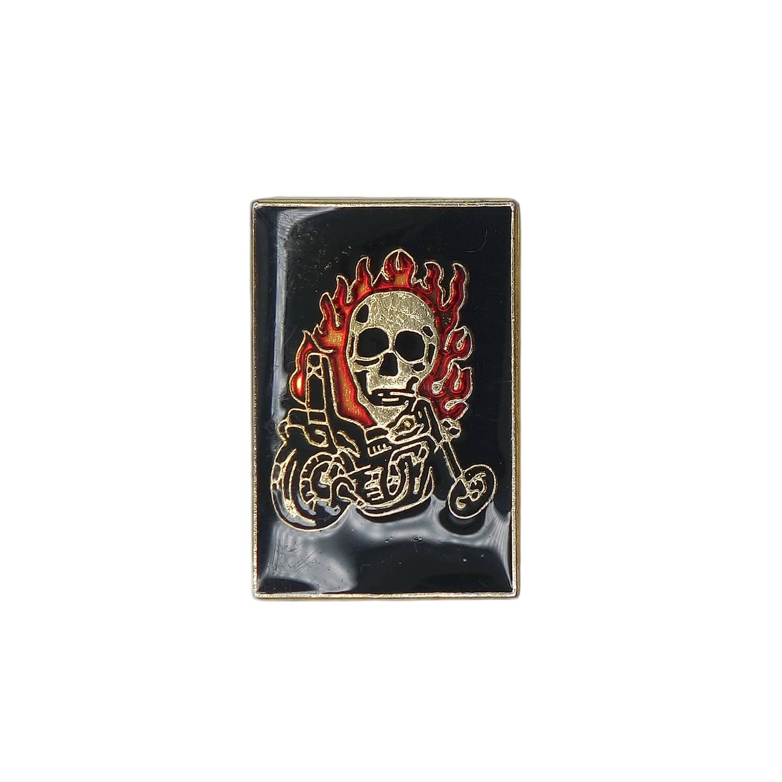 ファイヤースカル バイカー ピンズ