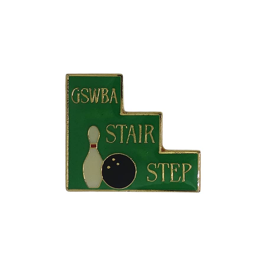GSWBA ボウリング ピンズ STAIR STEP 留め具付き