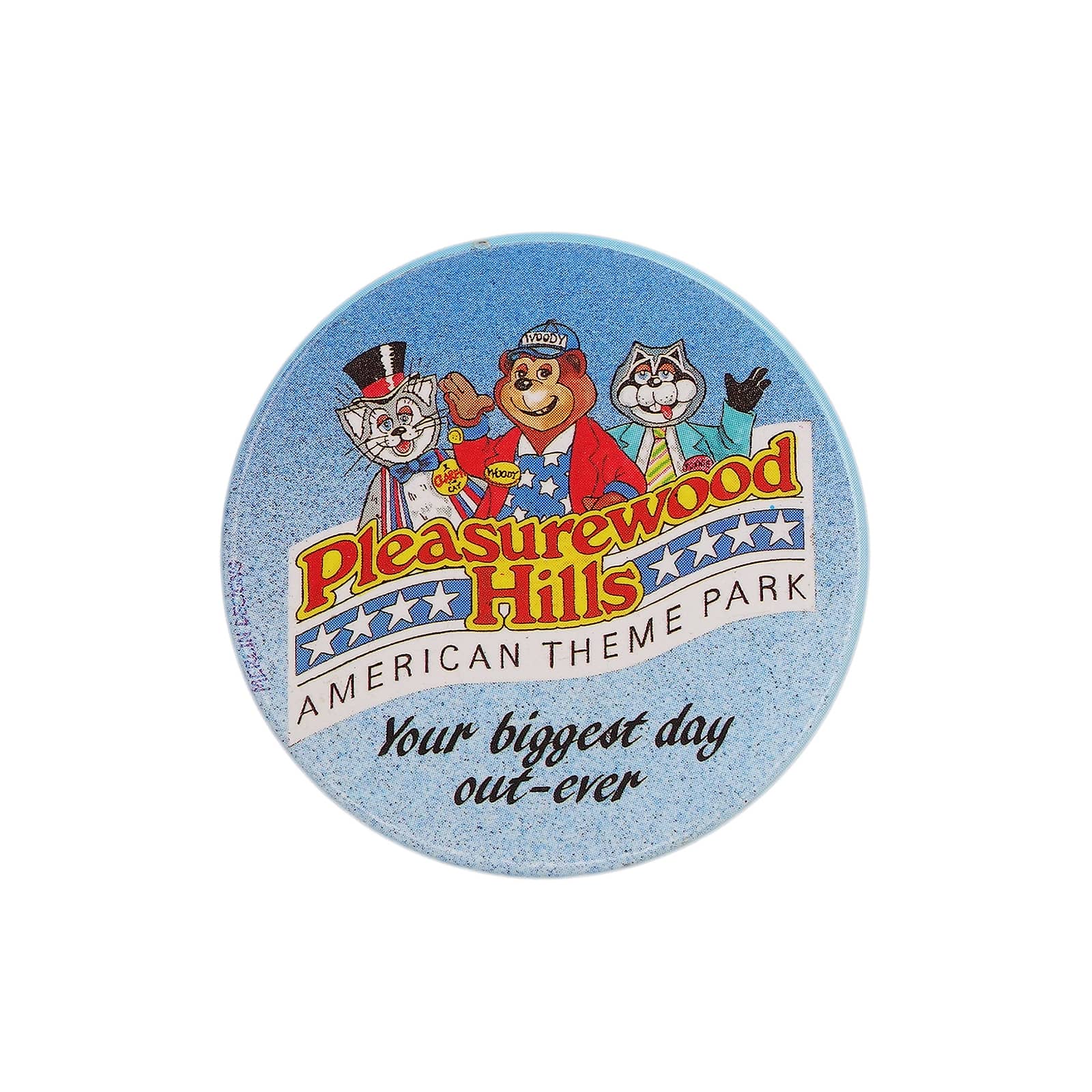 テーマパーク Pleasurewood Hills 缶バッジ バッチ