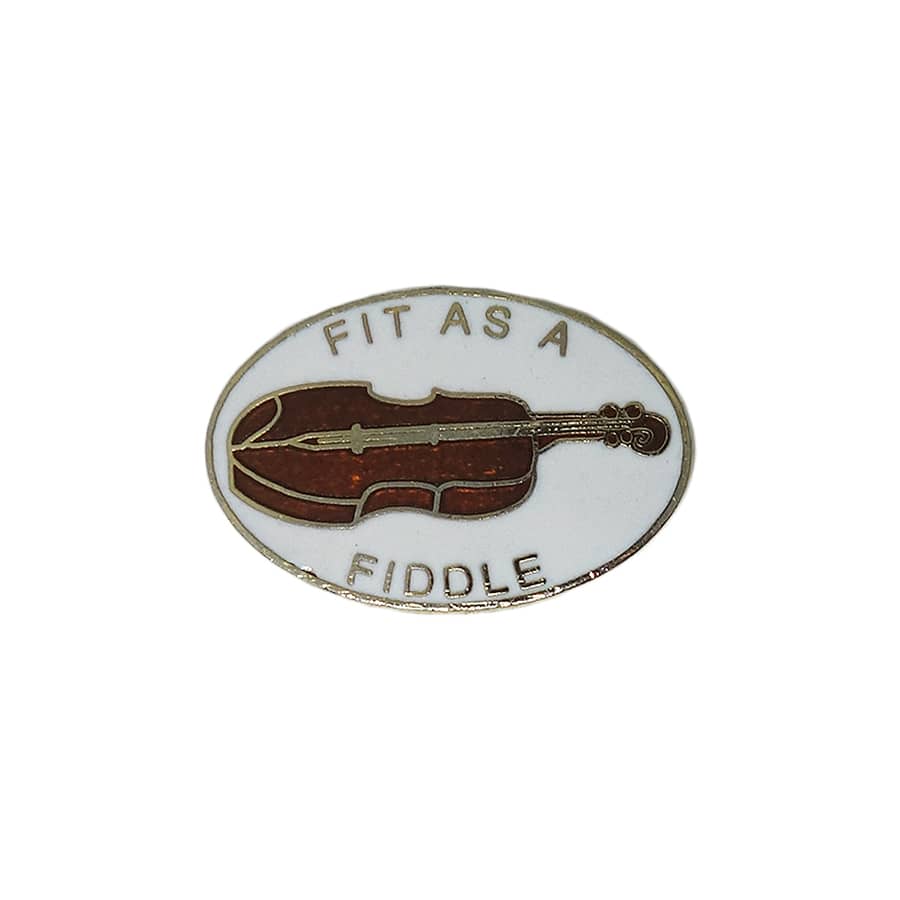 FIT AS A FIDDLE ピンズ バイオリン 留め具付き