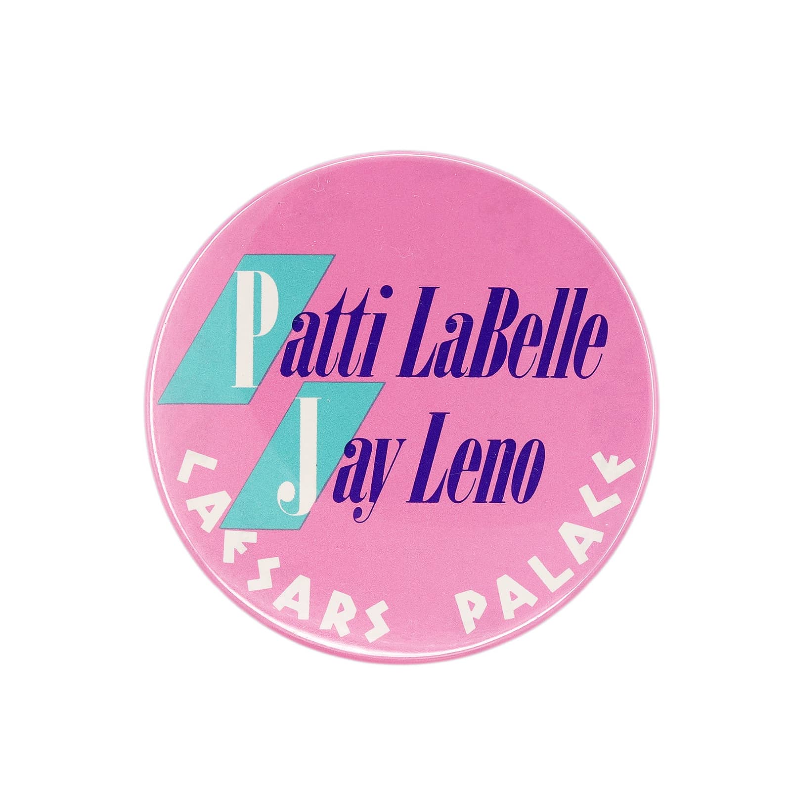 Patti Labelle パティ・ラベル Jay Leno ジェイ・レノ 缶バッジ バッチ