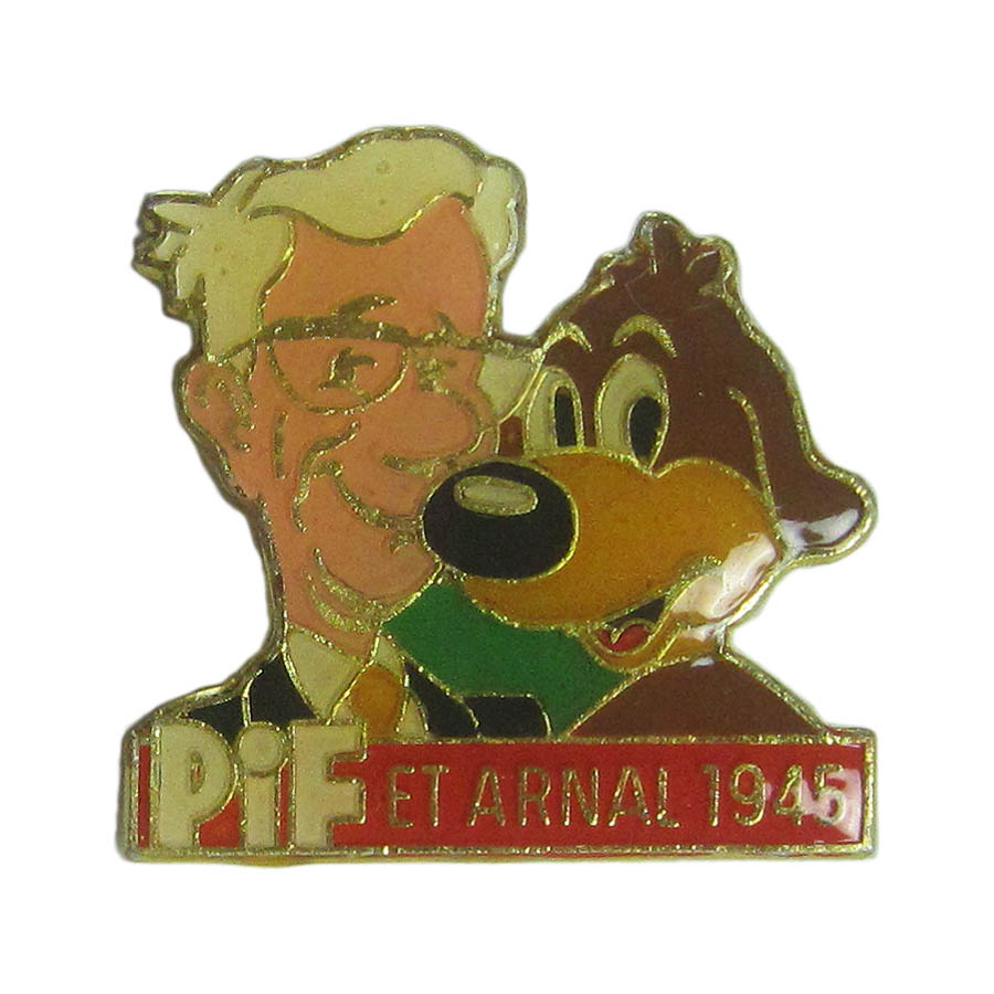 ピンズ Pif お爺さん 犬 漫画 キャラクター 留め具付きの通販サイト ピンズ屋