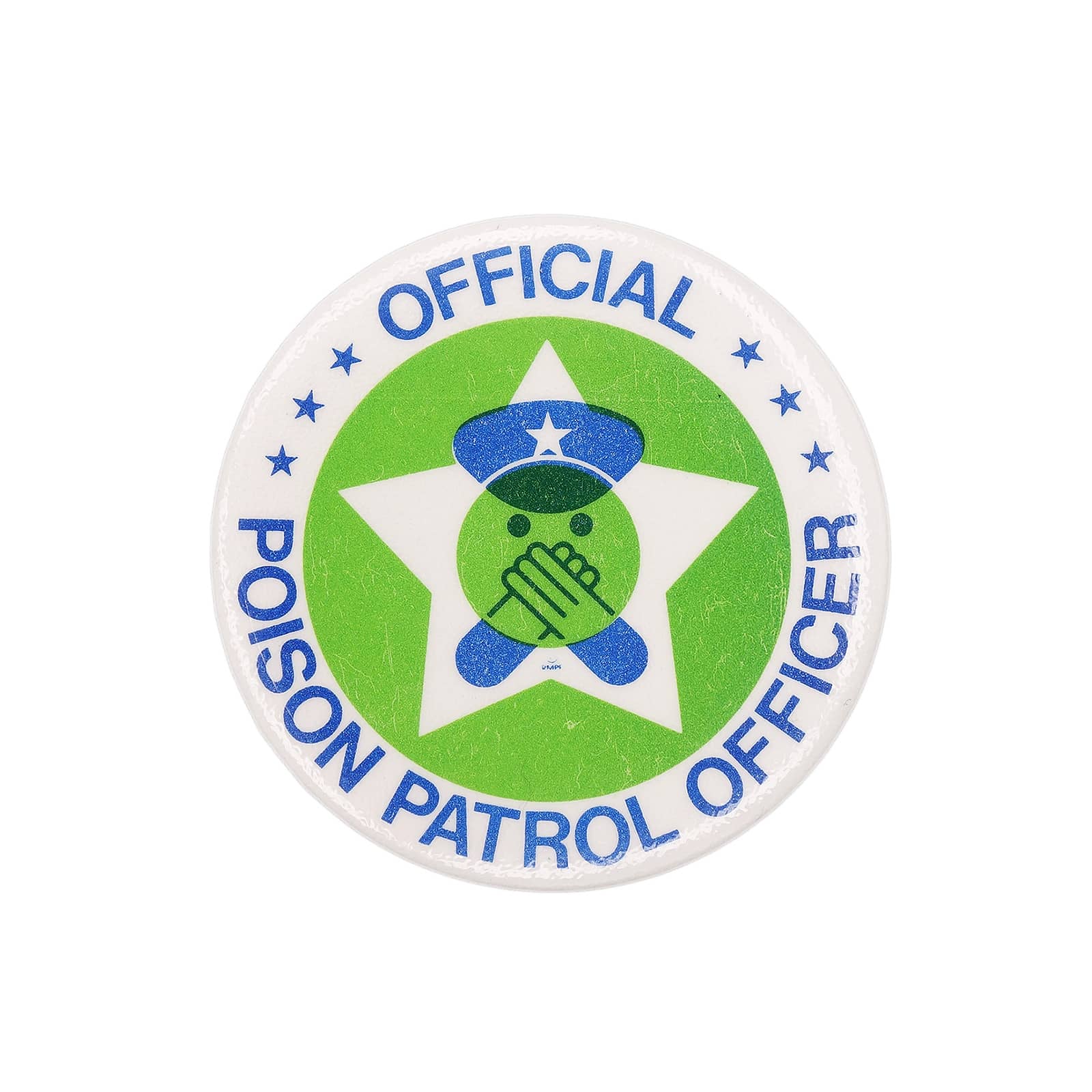OFFICIAL POISON PATROL OFFICER 缶バッジ バッチ