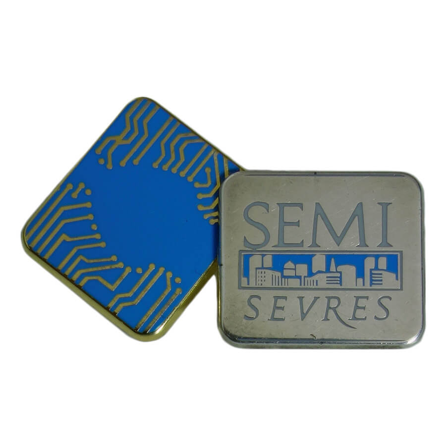 SEMI SEVRES ピンズ 可動式 Arthus Bertrand Paris 留め具付き