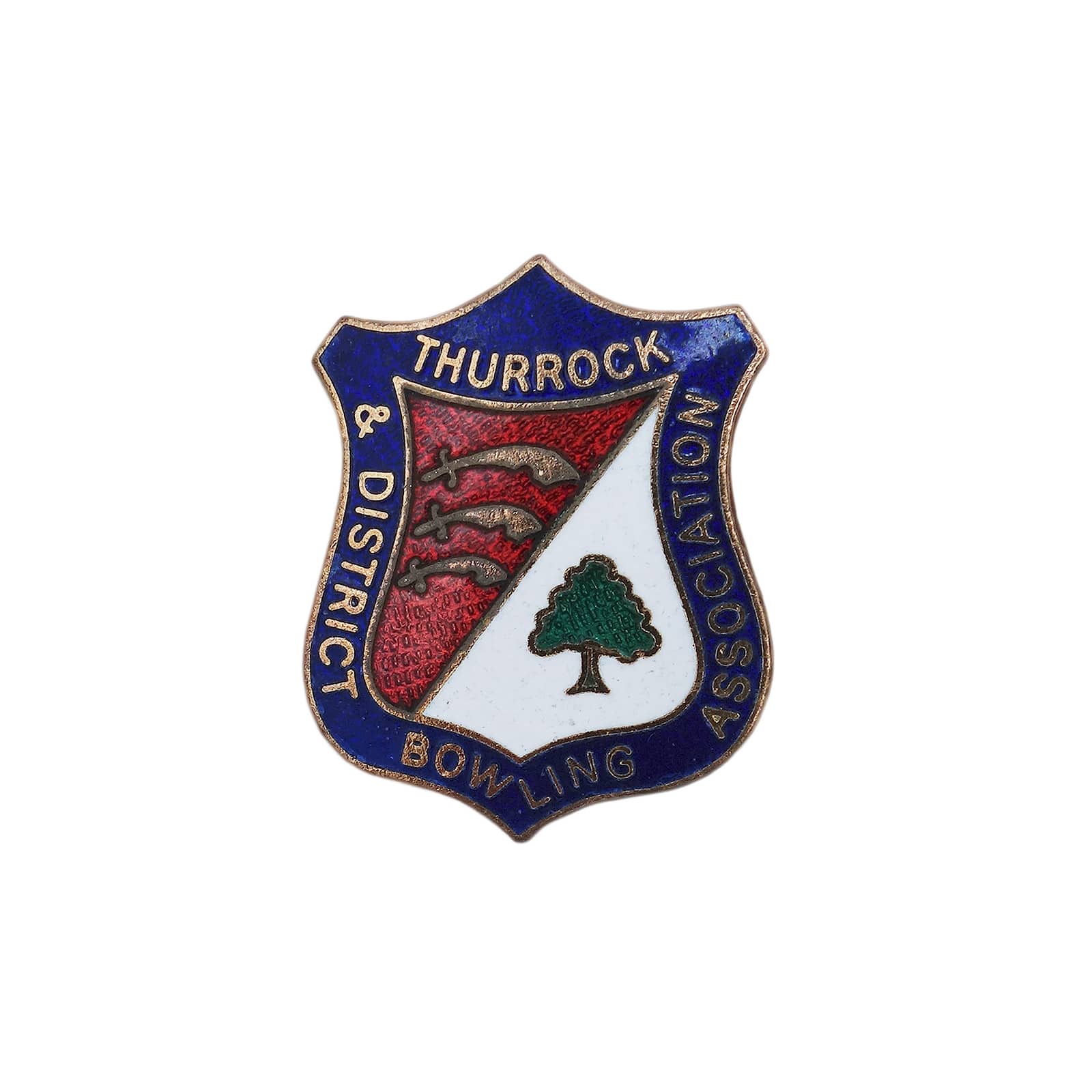T&DBA ボウリング協会 ピンバッジ ブローチ 英国 ローンボウルズ