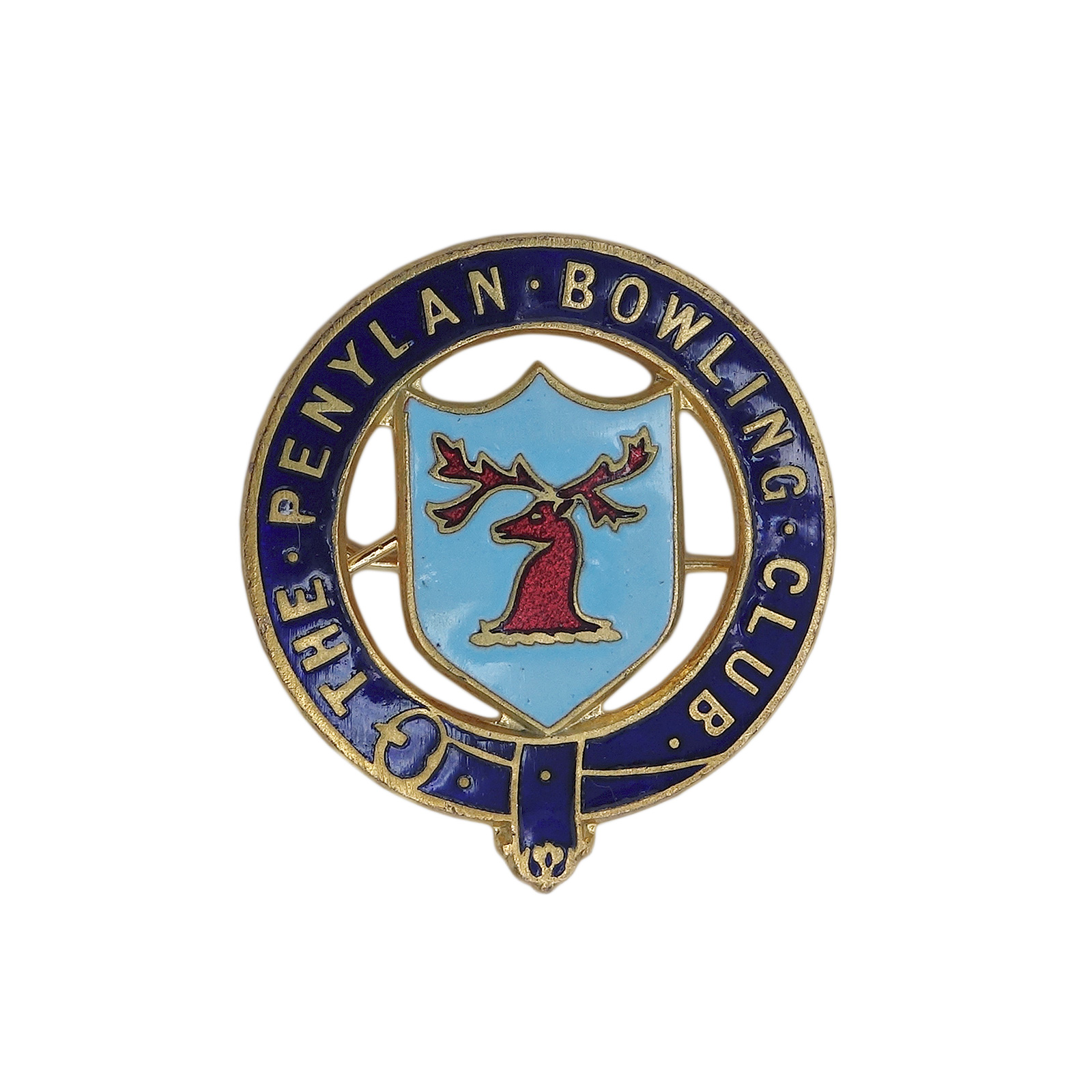 THE PENYLAN BOWLING CLUB ピンバッジ ブローチ 英国 ローンボウルズクラブ