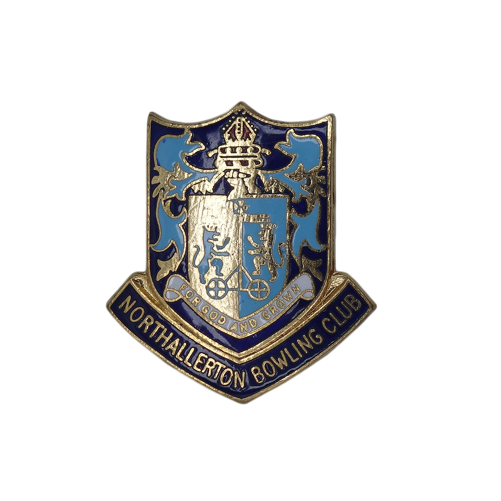 NORTHALLERTON BOWLING CLUB ピンバッジ 英国 ローンボウルズクラブ