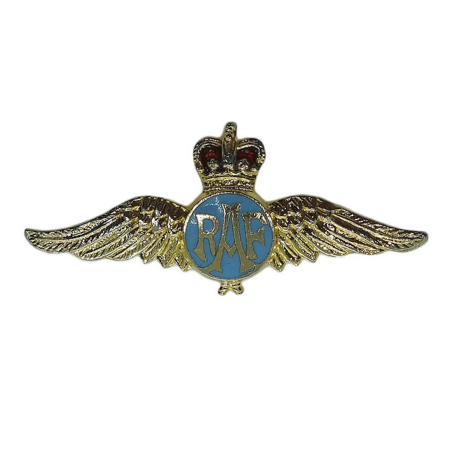 ブローチ 英国軍 イギリス空軍 パイロット ウイング クイーンズ 