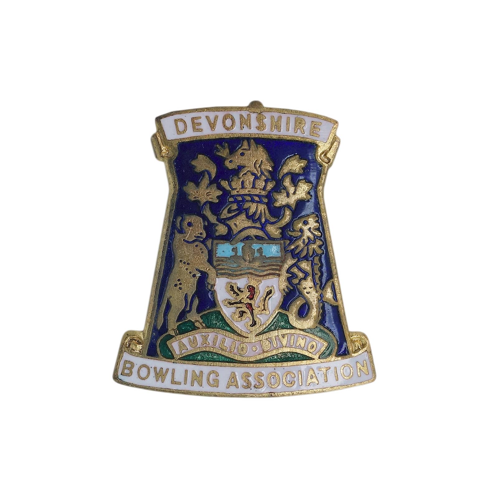 TOYE KENNING & SPENCER  ピンバッジ DEVONSHIRE ローンボウルズ協会