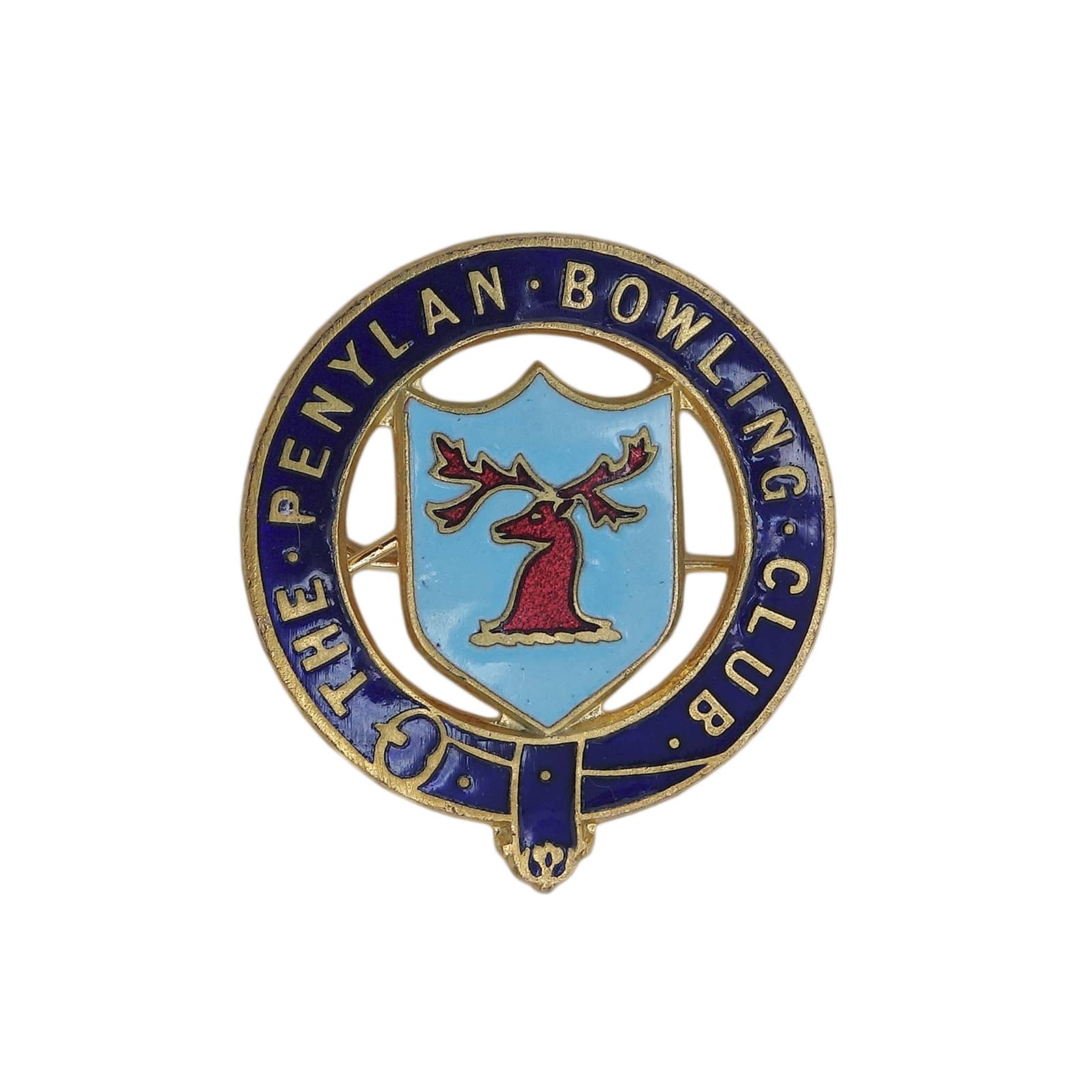 THE PENYLAN BOWLING CLUB ピンバッジ ブローチ 英国 ローンボウルズクラブ