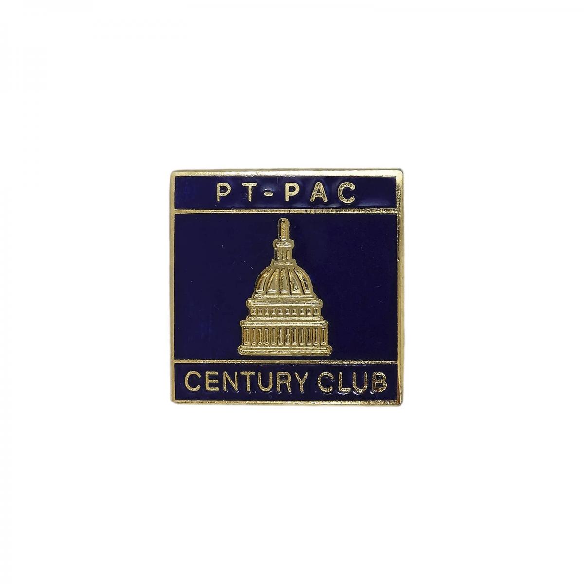 PT-PAC CENTURY CLUB ピンズ 留め具付き