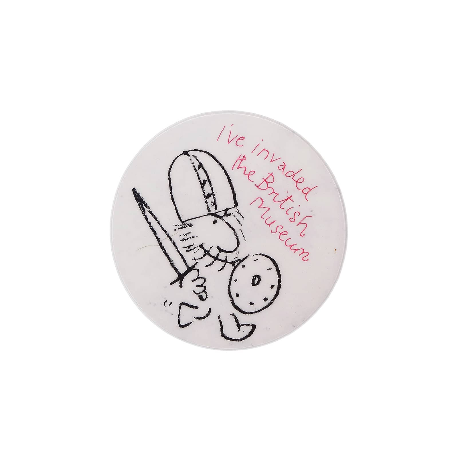 I've invaded The British Museum バイキング 缶バッジ 大英博物館
