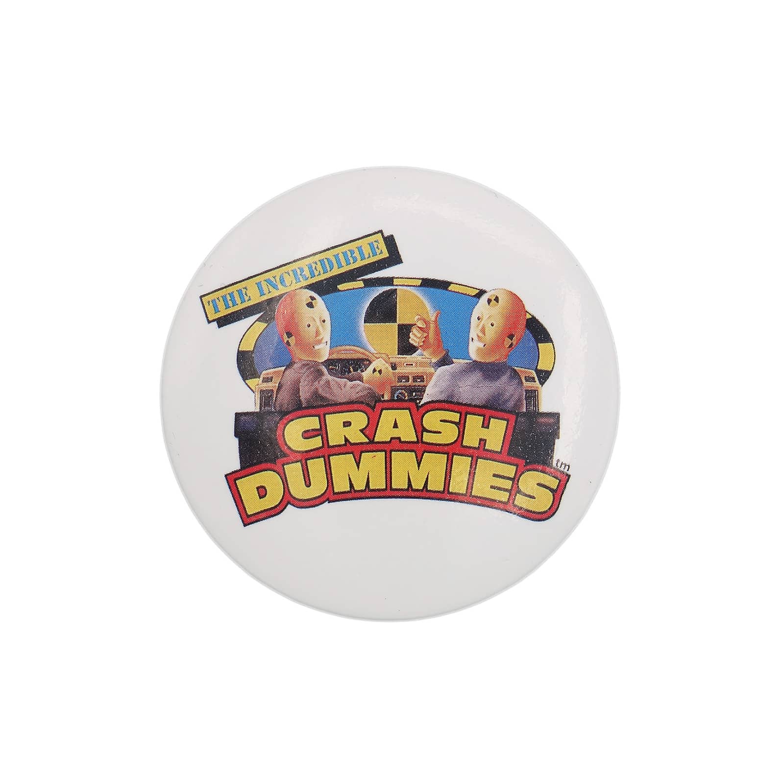 THE INCREDIBLE CRASH DUMMIES 缶バッジ バッチ