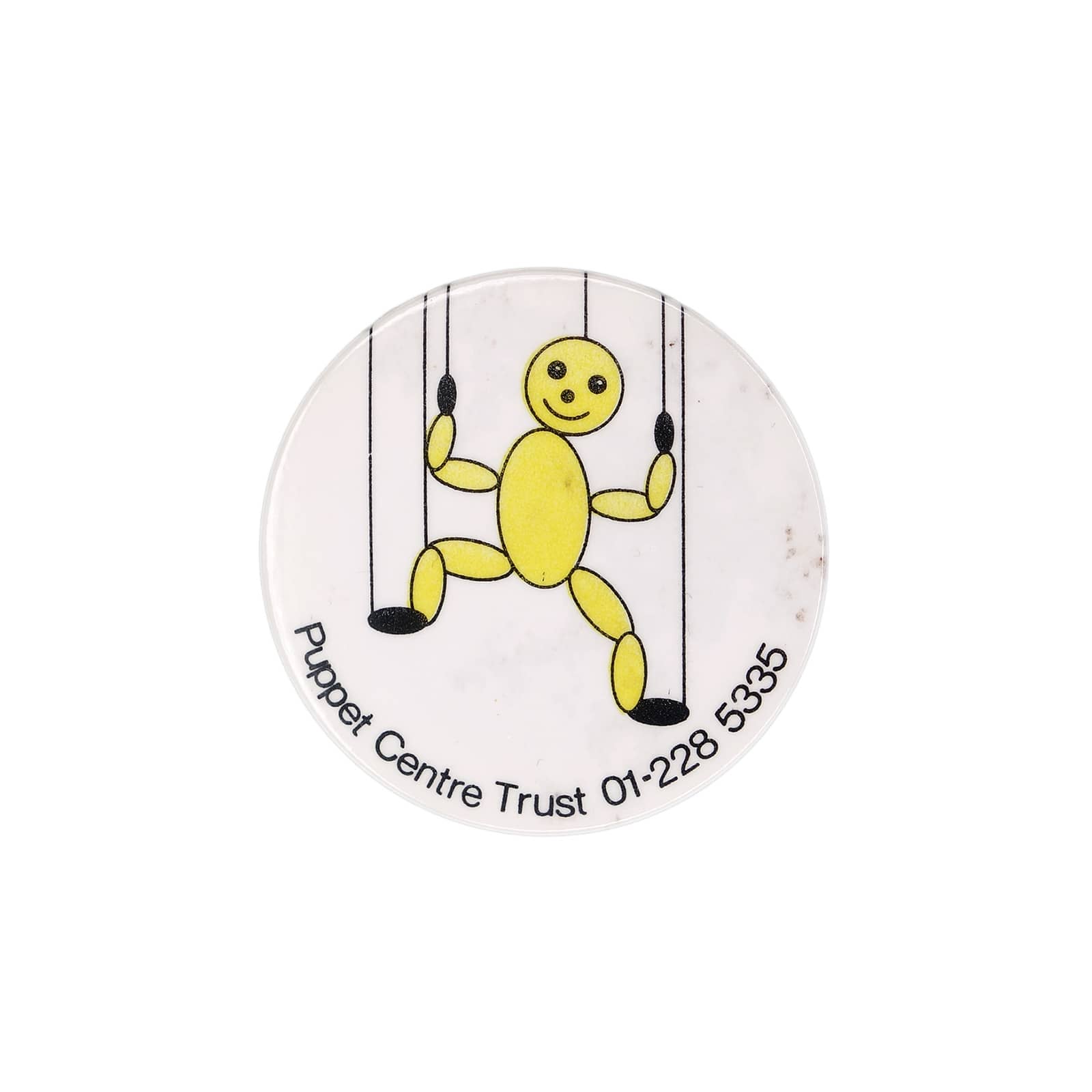 Puppet Centre Trust パペット 缶バッジ バッチ 人形劇 支援慈善団体