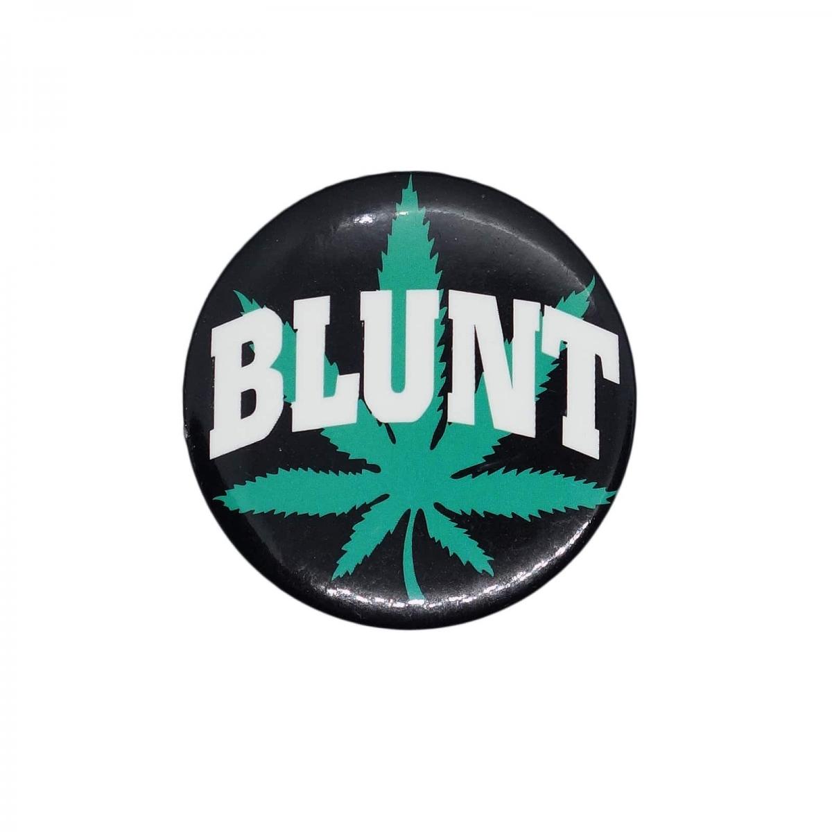 BLUNT ブラント 缶バッジ バッチ 大麻