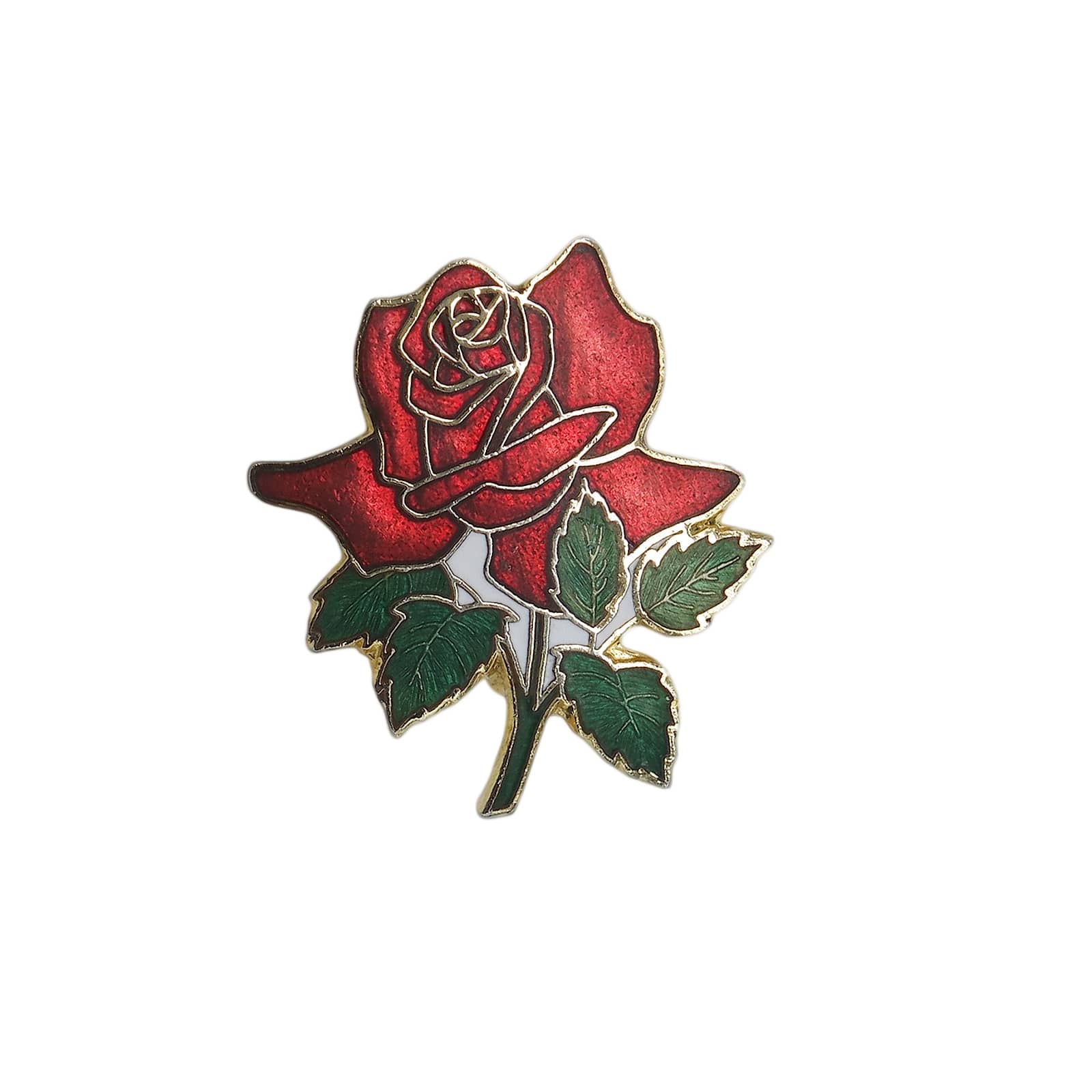 薔薇 花 ピンバッジ ブローチ