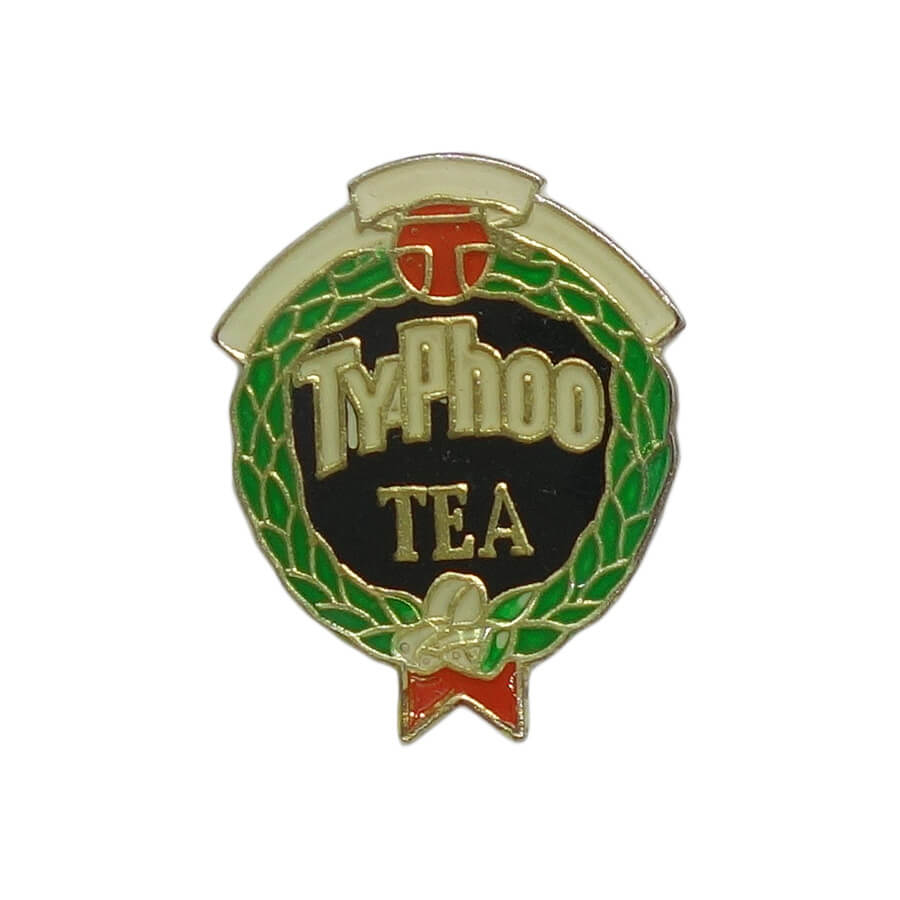 紅茶 ピンズ Typhoo Tea タイフー ティー ピンバッジ  留め具付き レトロ