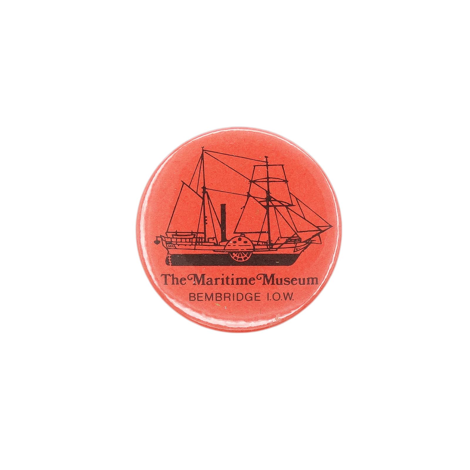 The Maritime Museum BEMBRIDGE I.O.W. 缶バッジ 海事博物館