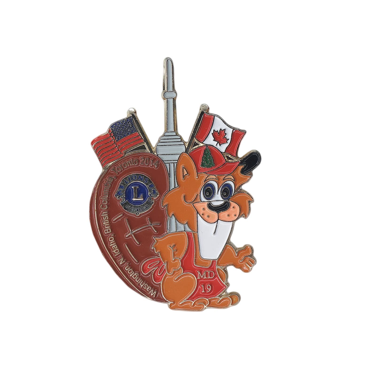 Lions Clubs ライオンズクラブ ピンズ MD 19 ビーバー