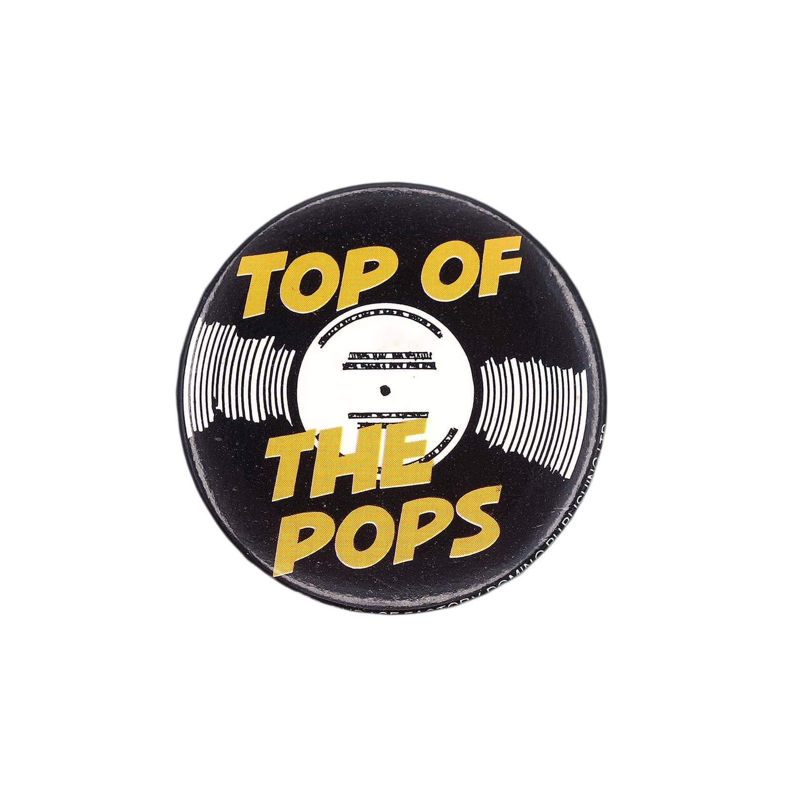 TOP OF THE POPS レコード 缶バッジ バッチ