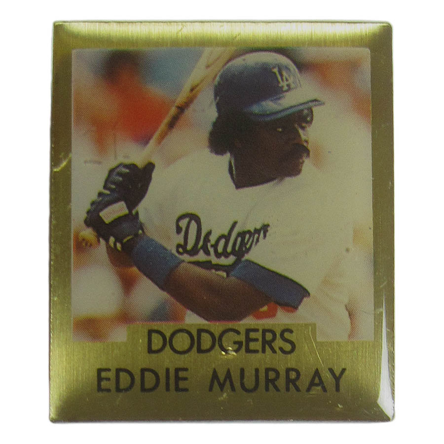 ピンズ 野球 メジャーリーグ ドジャース 選手 EDDIE MURRAY 留め具付き レトロ