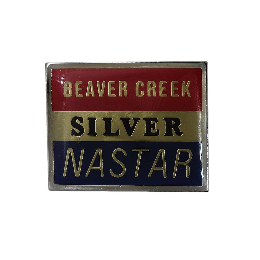 BEAVER CREEK SILVER NASTAR ブローチ