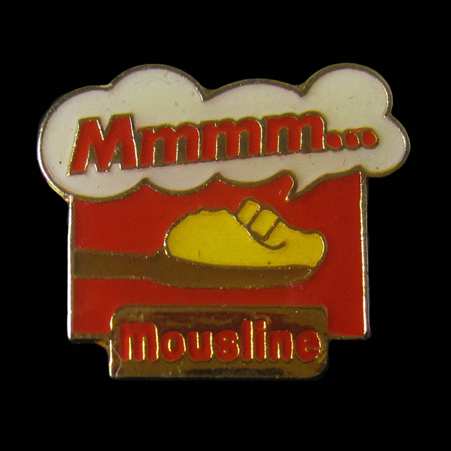 ピンズ mousline ポテト フレーク レトロ ピンバッジ