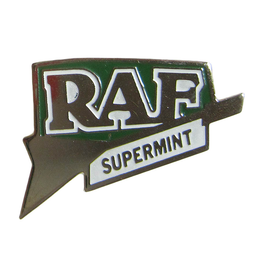 フランス ピンズ RAF SUPERMINT 留め具付き レトロ